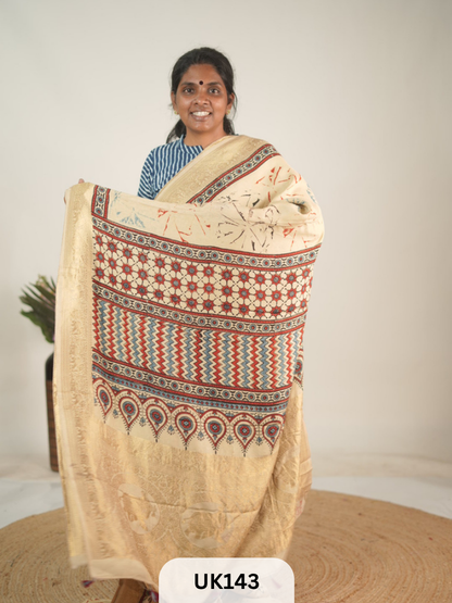 DOLA AJRAKH SAREE