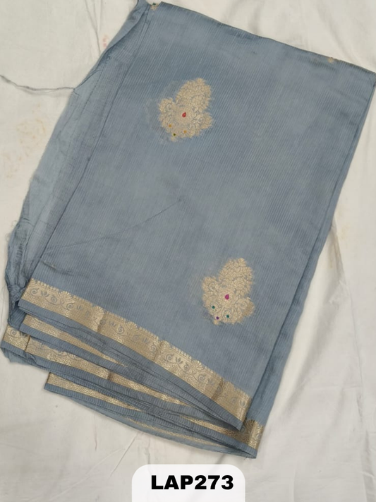 Banaras kora dupion silk saree