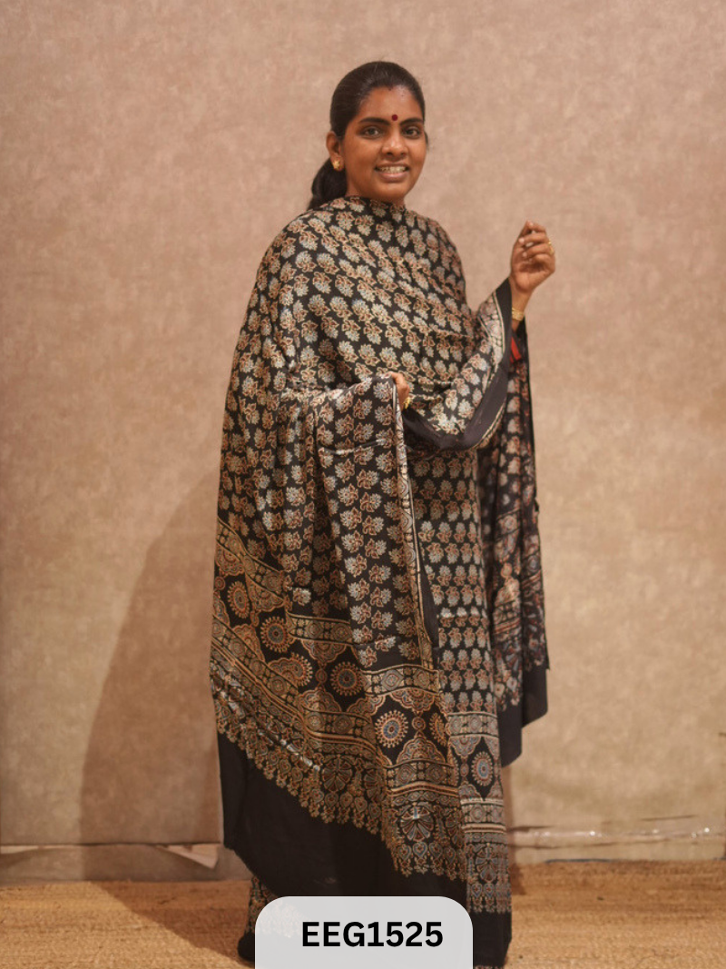AJRAKH MODAL 2  PCS-UNSTITCHED