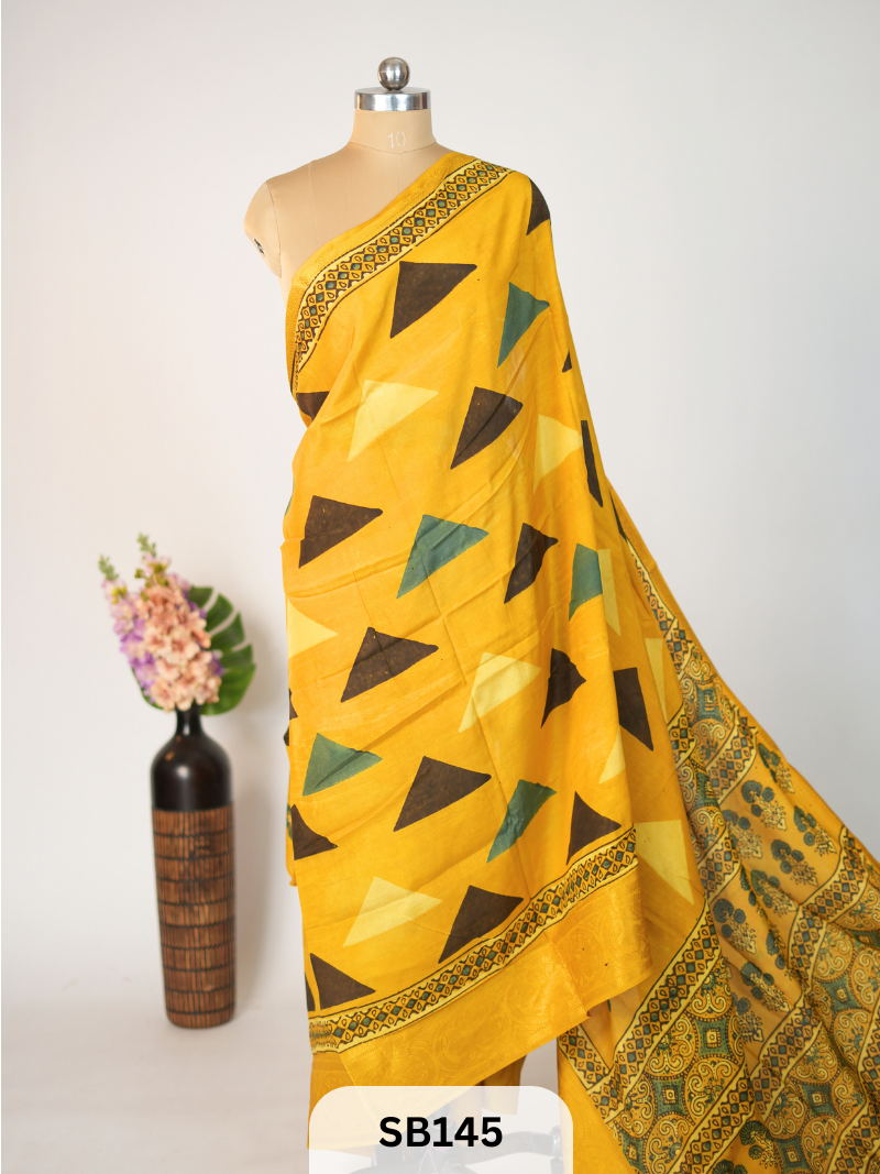 CHENNURI SILK WITH KANCHI BORDER
