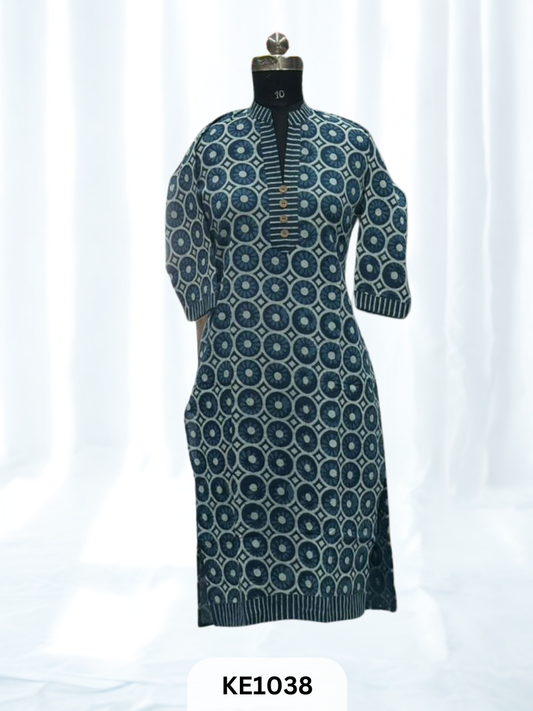 INDIGO COTTON KURTI