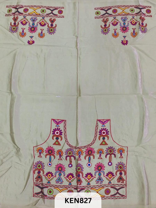 MASHRU HANDWORK BLOUSE PIECE