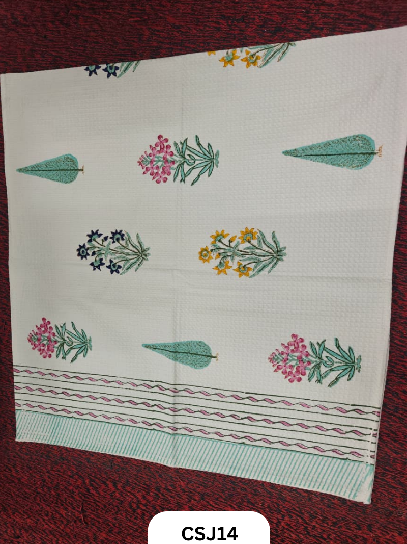 Jaipur Handblock Print Cotton Kids Towel-30/60