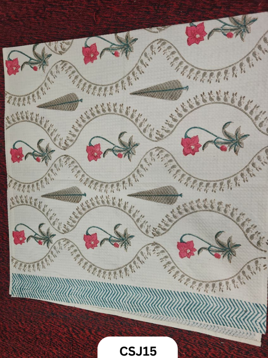 Jaipur Handblock Print Cotton Kids Towel-30/60