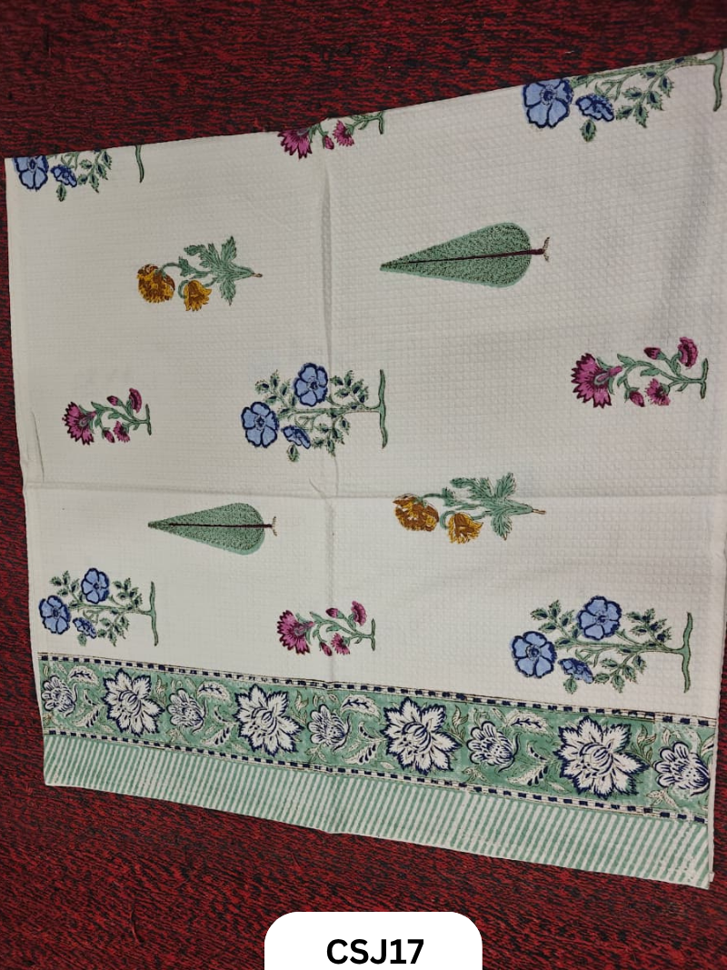 Jaipur Handblock Print Cotton Kids Towel-30/60