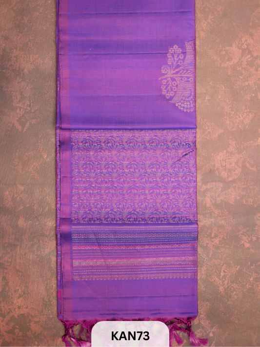 KANCHIPURAM HANDLOOM PURE SOFT SILK