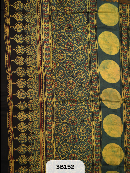 CHENNURI SILK WITH KANCHI BORDER