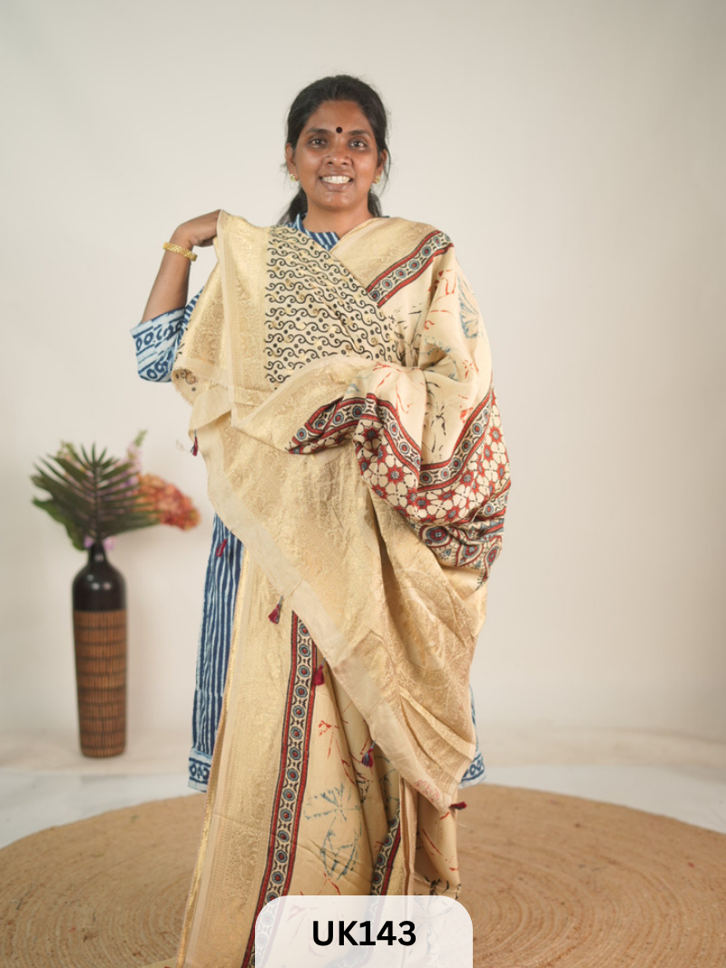 DOLA AJRAKH SAREE