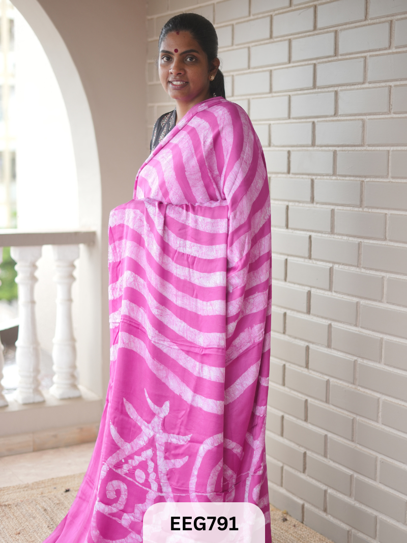 BATIK PRINT MODAL SAREE