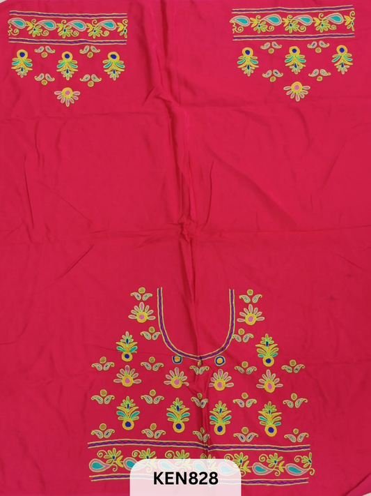 MASHRU HANDWORK BLOUSE PIECE