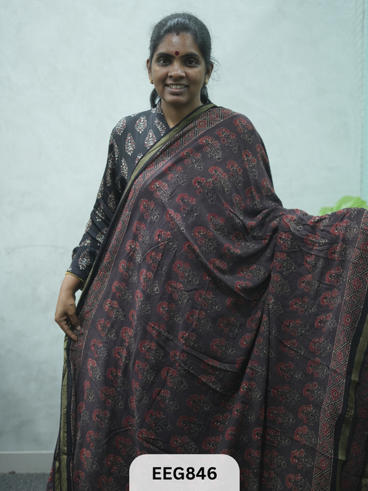 KOTA DORIA AJRAKH SAREE