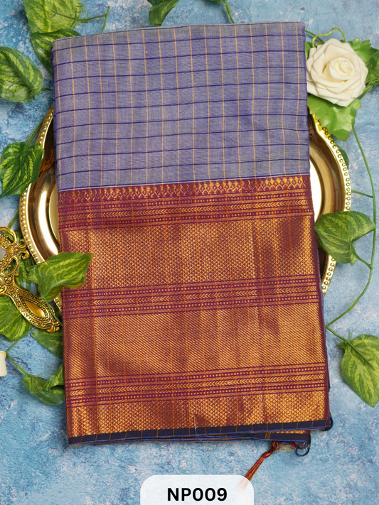 Narayanipet cotton sarees with Big Border