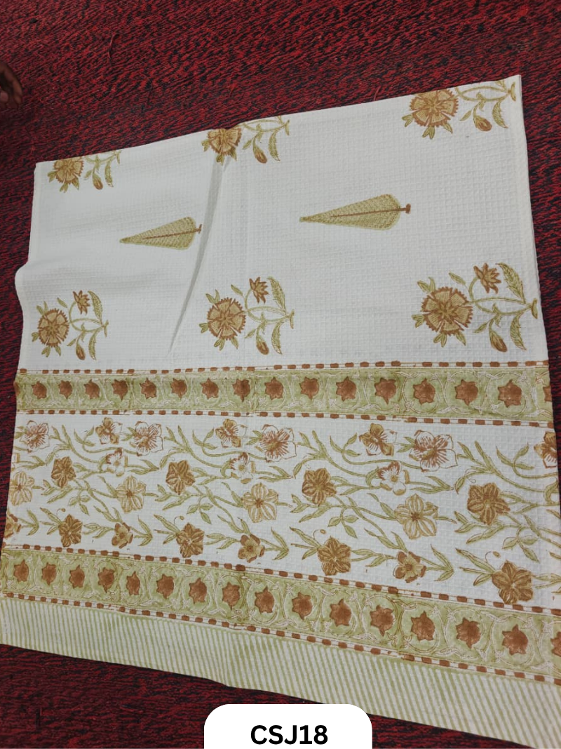 Jaipur Handblock Print Cotton Kids Towel-30/60