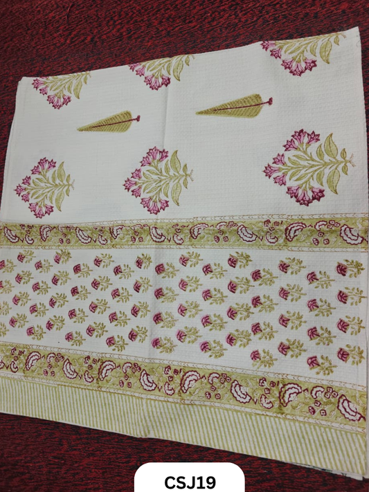 Jaipur Handblock Print Cotton Kids Towel-30/60
