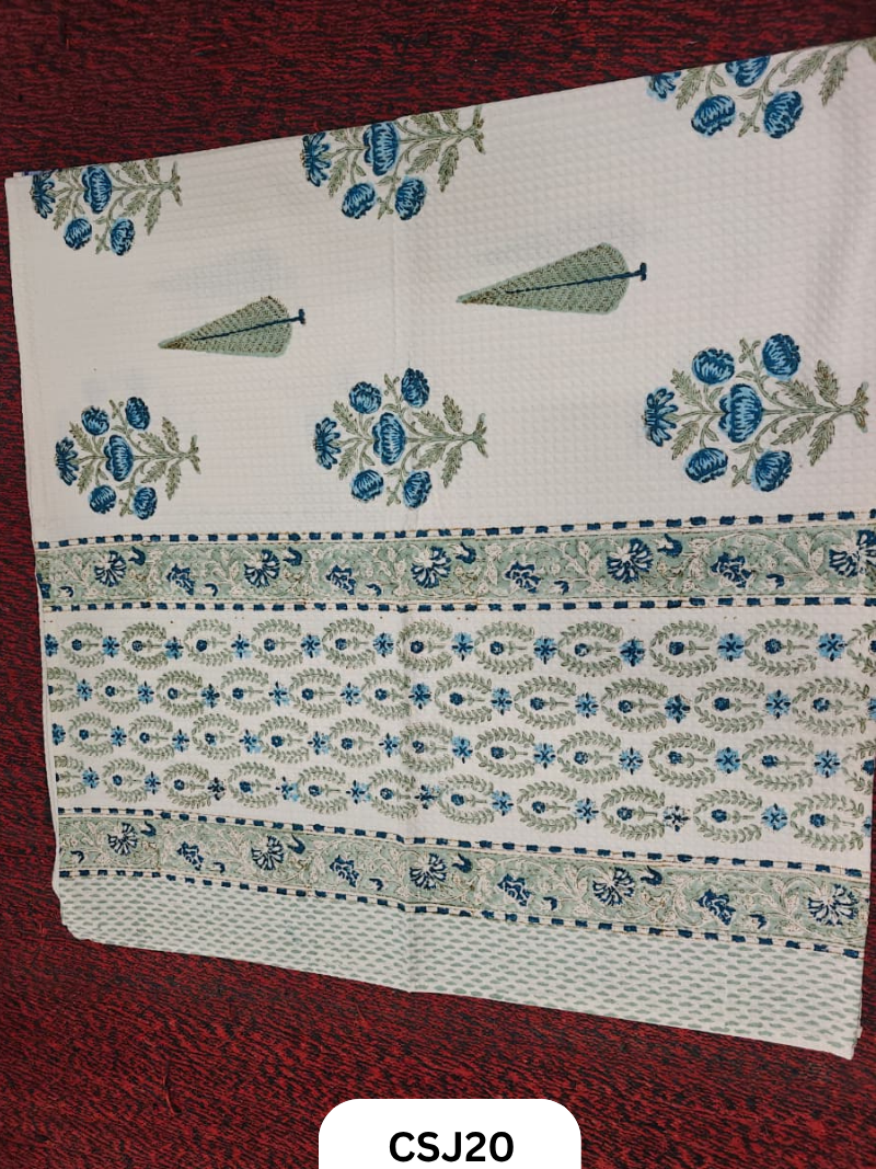 Jaipur Handblock Print Cotton Kids Towel-30/60
