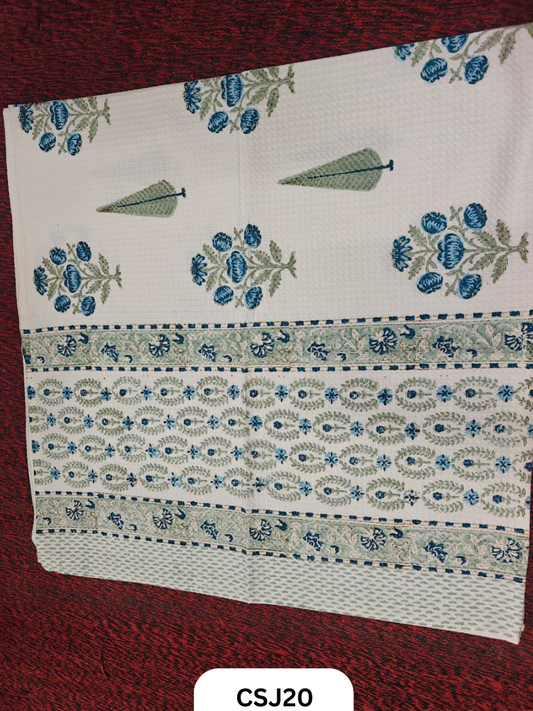 Jaipur Handblock Print Cotton Kids Towel-30/60