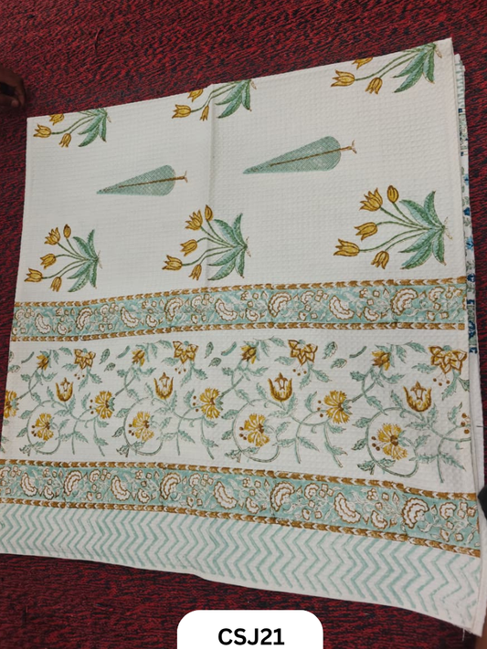 Jaipur Handblock Print Cotton Kids Towel-30/60
