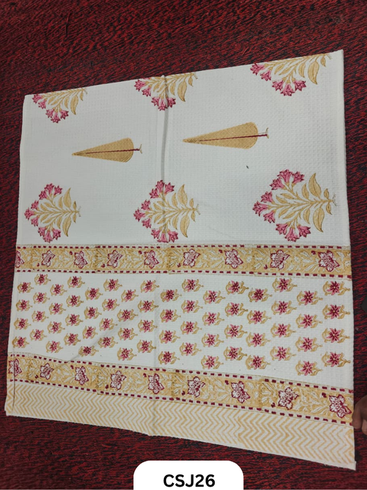 Jaipur Handblock Print Cotton Kids Towel-30/60