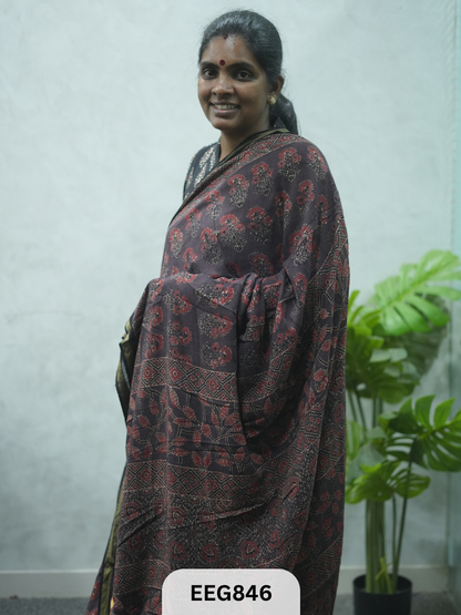 KOTA DORIA AJRAKH SAREE