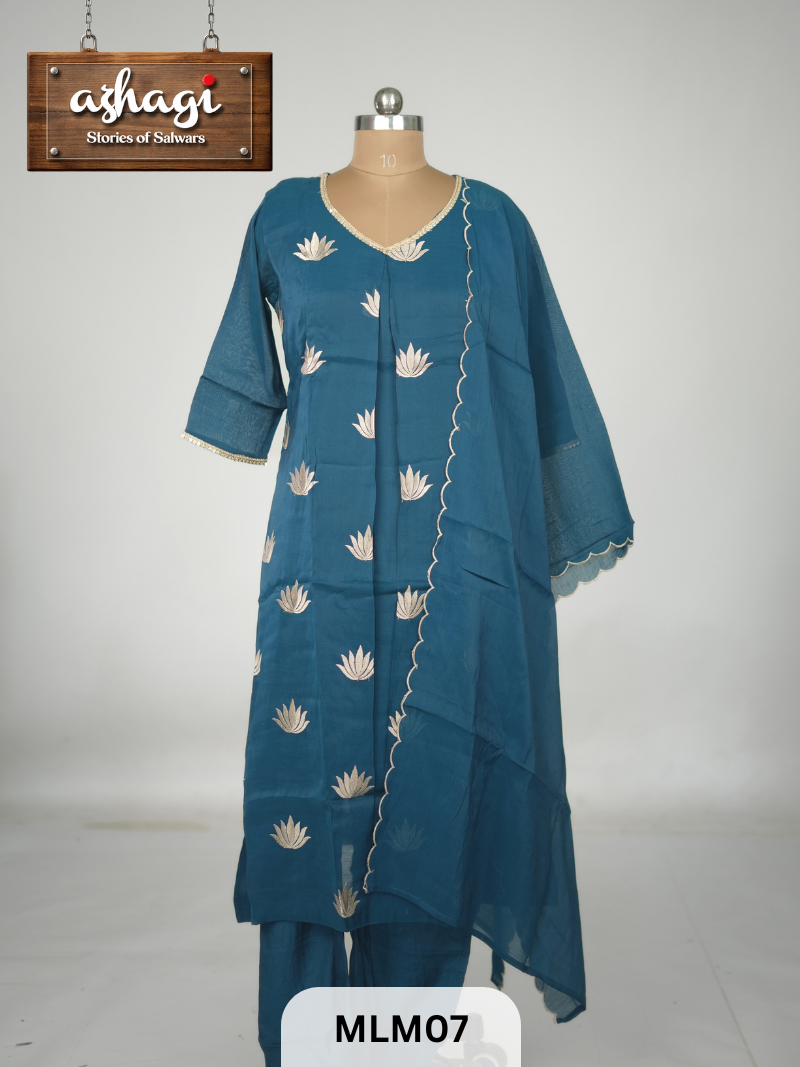 MUSLIN DESIGNER 3 PCS SET