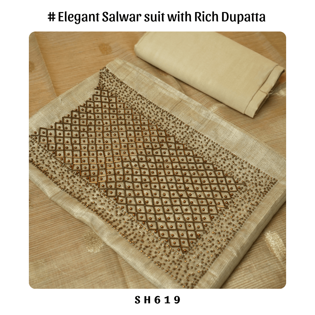 Pure Tissue Salwar suit