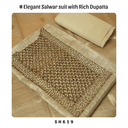 Pure Tissue Salwar suit