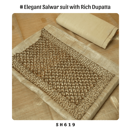 Pure Tissue Salwar suit