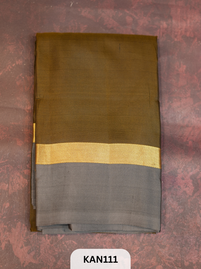 KANCHIPURAM HANDLOOM PURE SOFT SILK