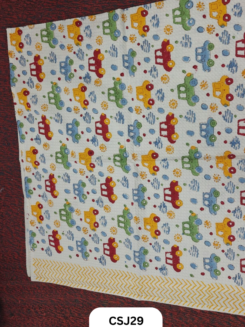 Jaipur Handblock Print Cotton Kids Towel-30/60