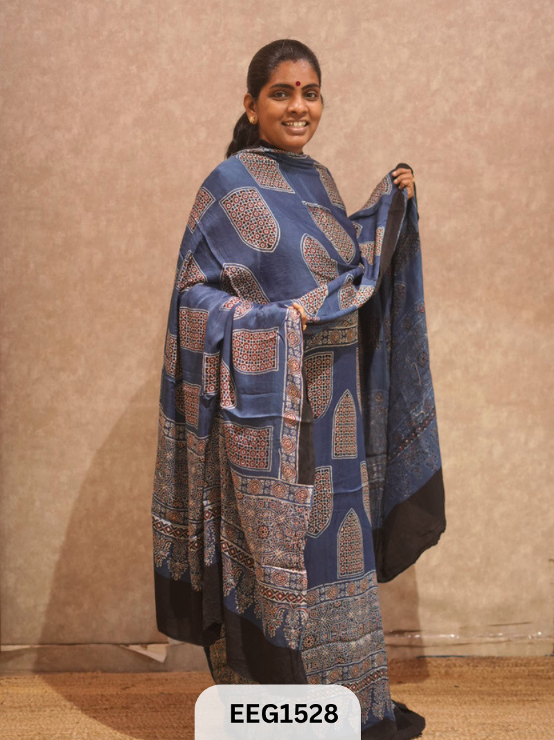 AJRAKH MODAL 2  PCS-UNSTITCHED