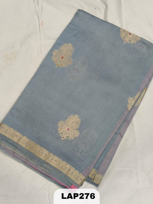 Banaras kora dupion silk saree