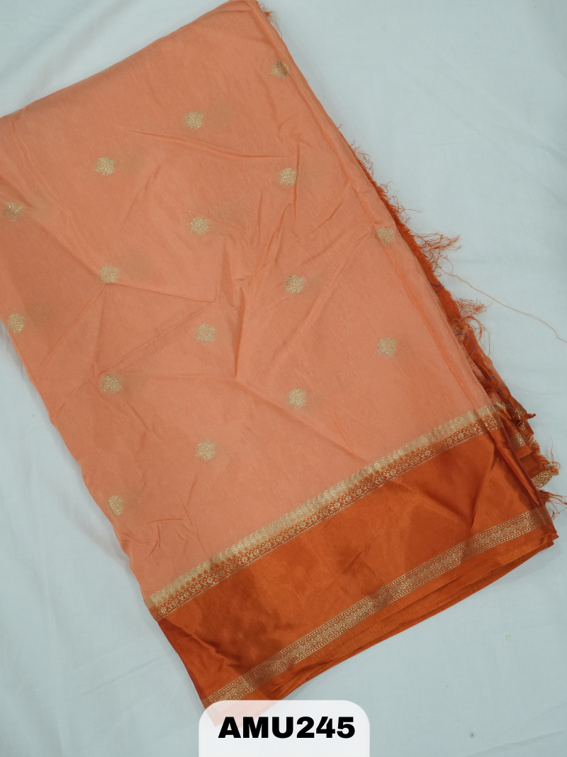 BANARAS RUSSIAN SILK SAREE WITH PRINTED