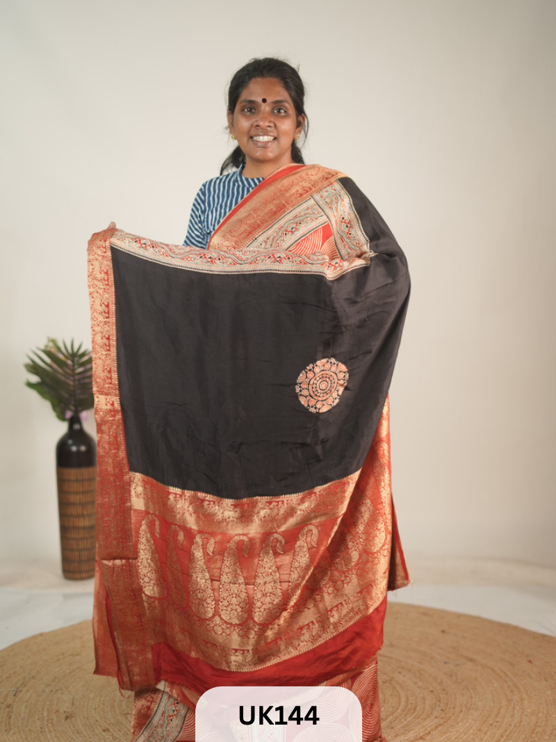 DOLA AJRAKH SAREE