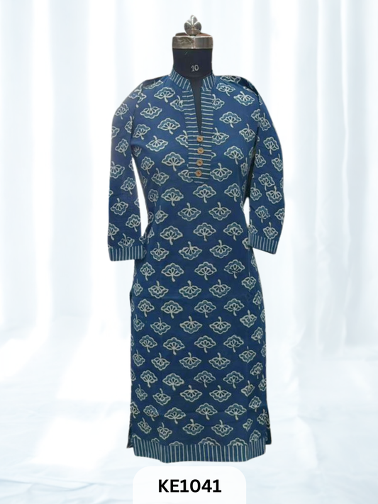 INDIGO COTTON KURTI