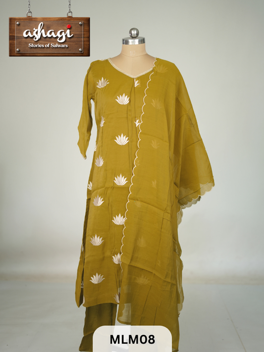 MUSLIN DESIGNER 3 PCS SET