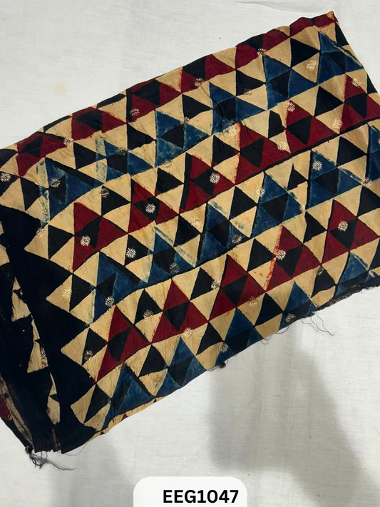 DOLA SILK AJRAKH FABRIC-1MTR