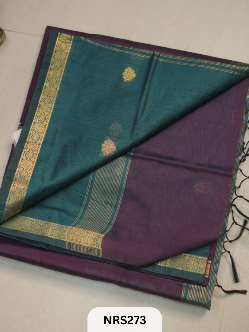 CHANDERI INSPIRED MAHESWARI SAREE