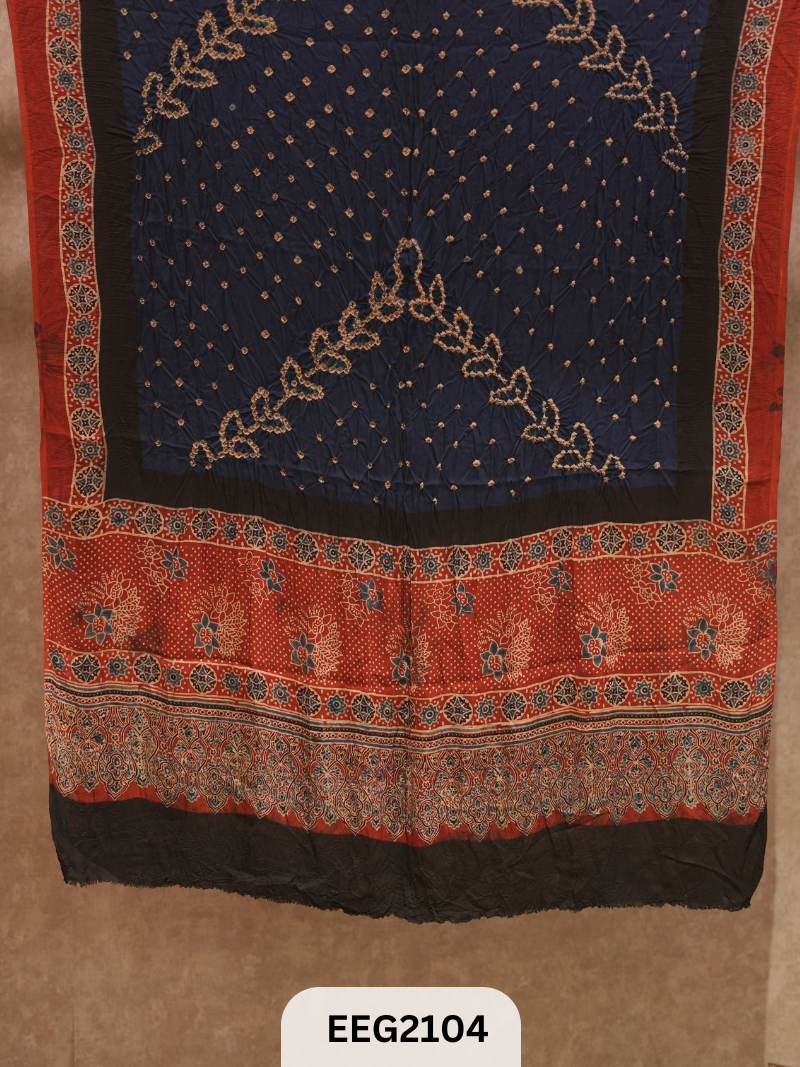 MODAL AJRAKH BHANDHEJ DUPPATTA