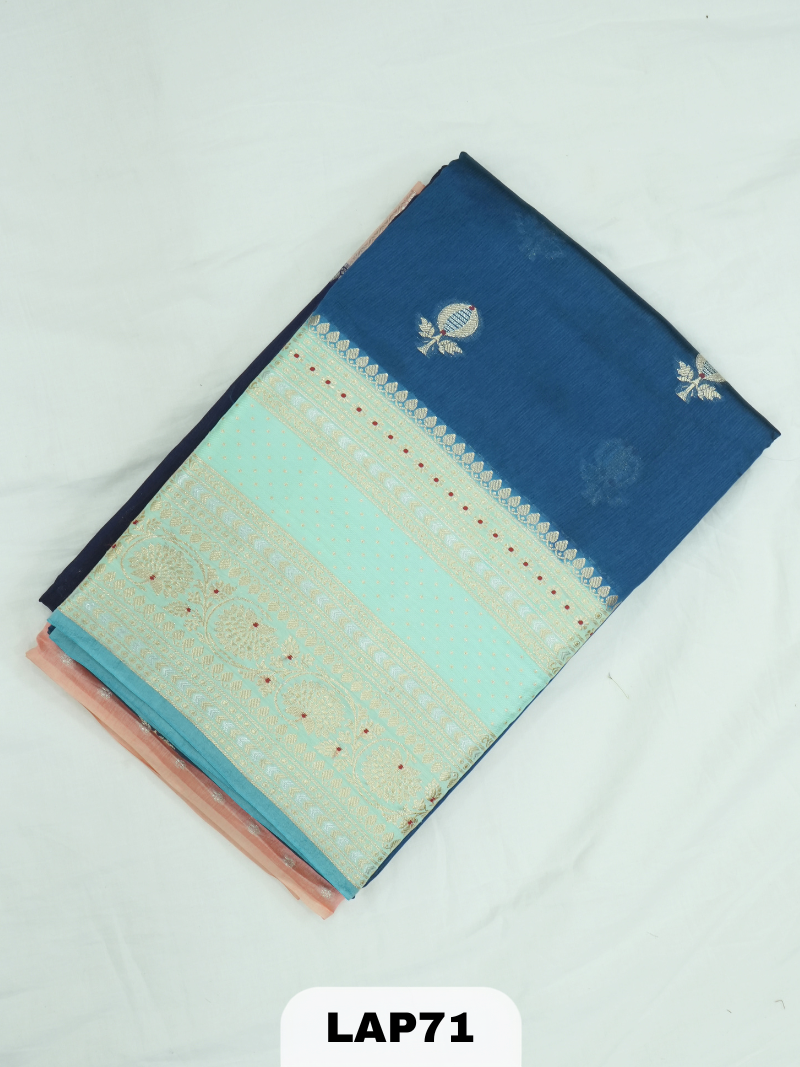 Banaras kora dupion silk saree