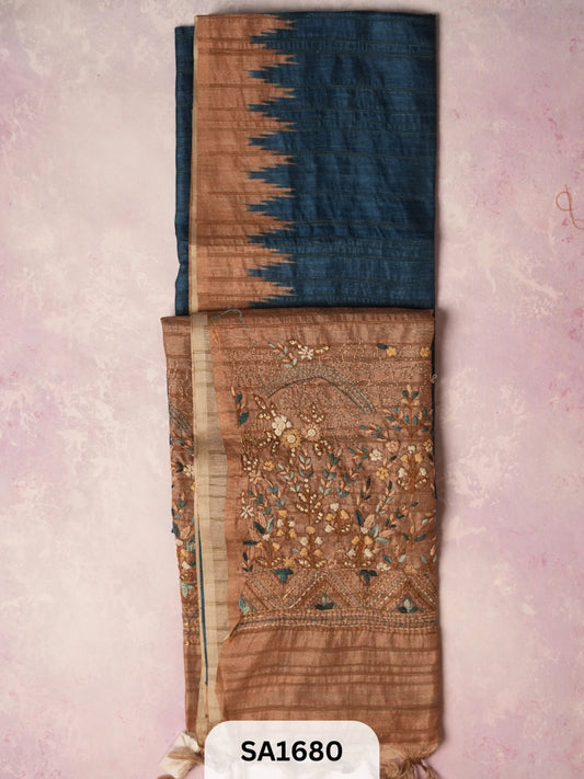 JUTE LINEN SAREE
