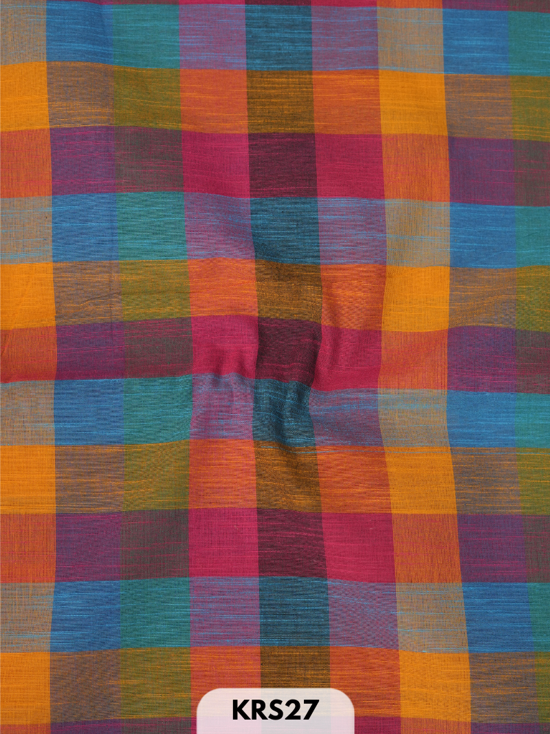 MADRAS KATTAM FABRIC-1 MTR