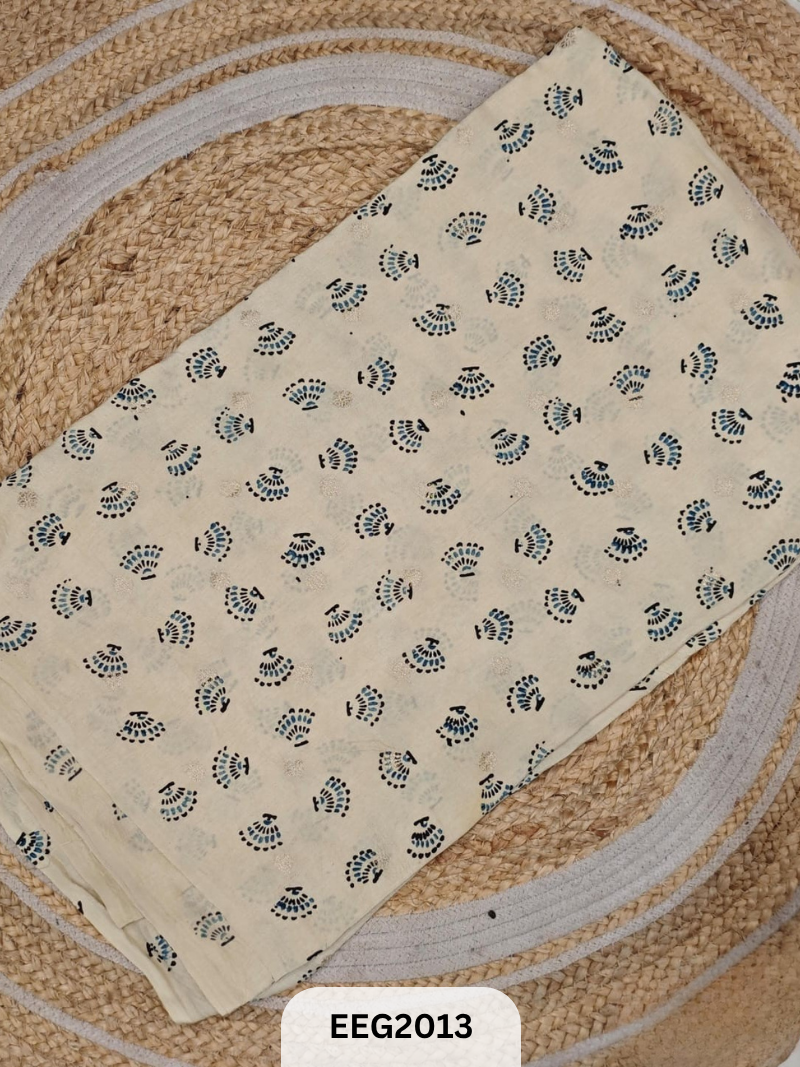DOLA SILK AJRAKH FABRIC-1MTR