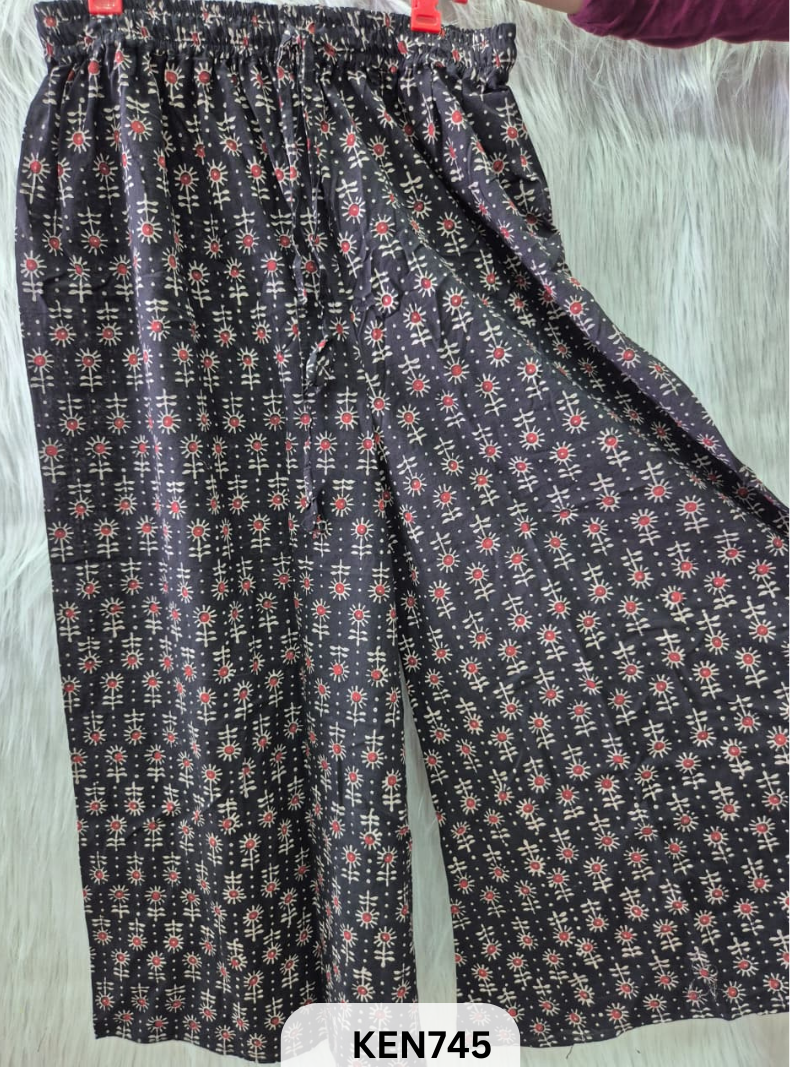 COTTON NATURAL PROCESS PALAZO (22-40INCH)