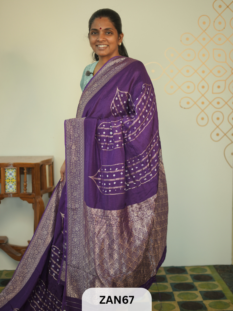 BANARASI BANDHINI SAREE