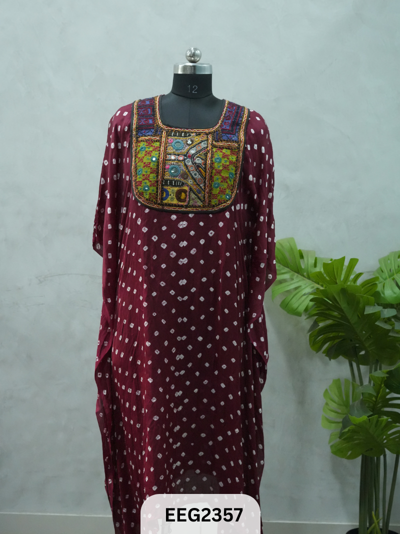 KUTCH PATCHWORK BHANDHEJ MODAL KHUFTAN-FREE SIZE
