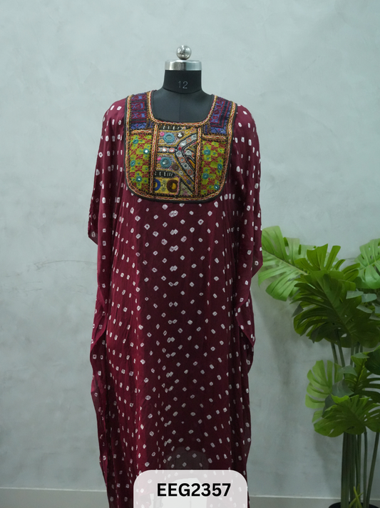 KUTCH PATCHWORK BHANDHEJ MODAL KHUFTAN-FREE SIZE