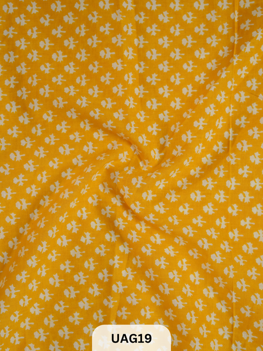 JAIPUR COTTON FABRIC - SCREEN PRINT 1 MTR