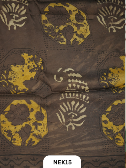 Nasphal Vanaspathi Modal Handblock Print Saree