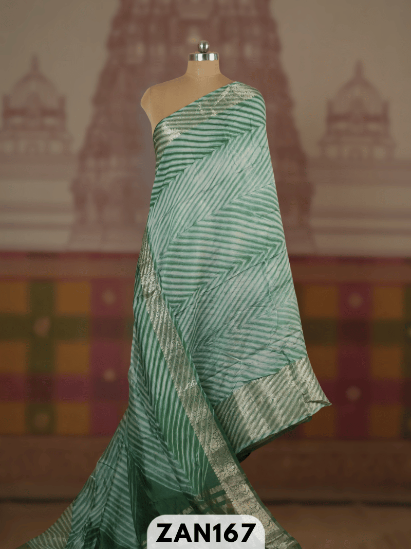 SHIBORI WITH KORA TUSSAR BANARASI SAREE