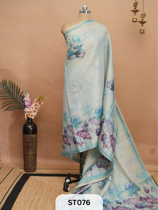 DUPION TUSSAR DIGITAL PRINTED